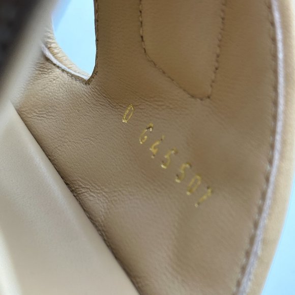 CHANEL 24P 2024 Quilted Leather CC Logo Flat Slide Dad Sandals Shoes Beige - Picture 13 of 16